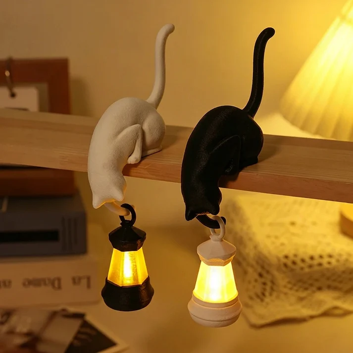 Asılı Kedi Raf Lambası — görünüm 1