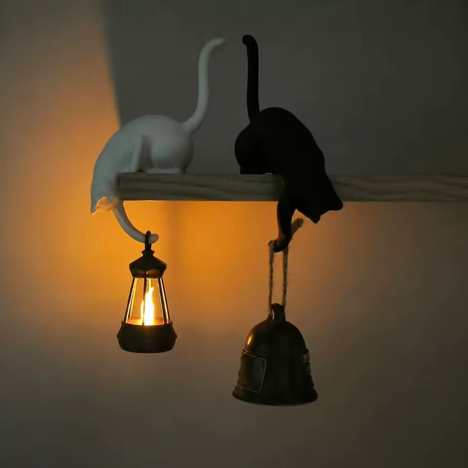 Asılı Kedi Raf Lambası — görünüm 2